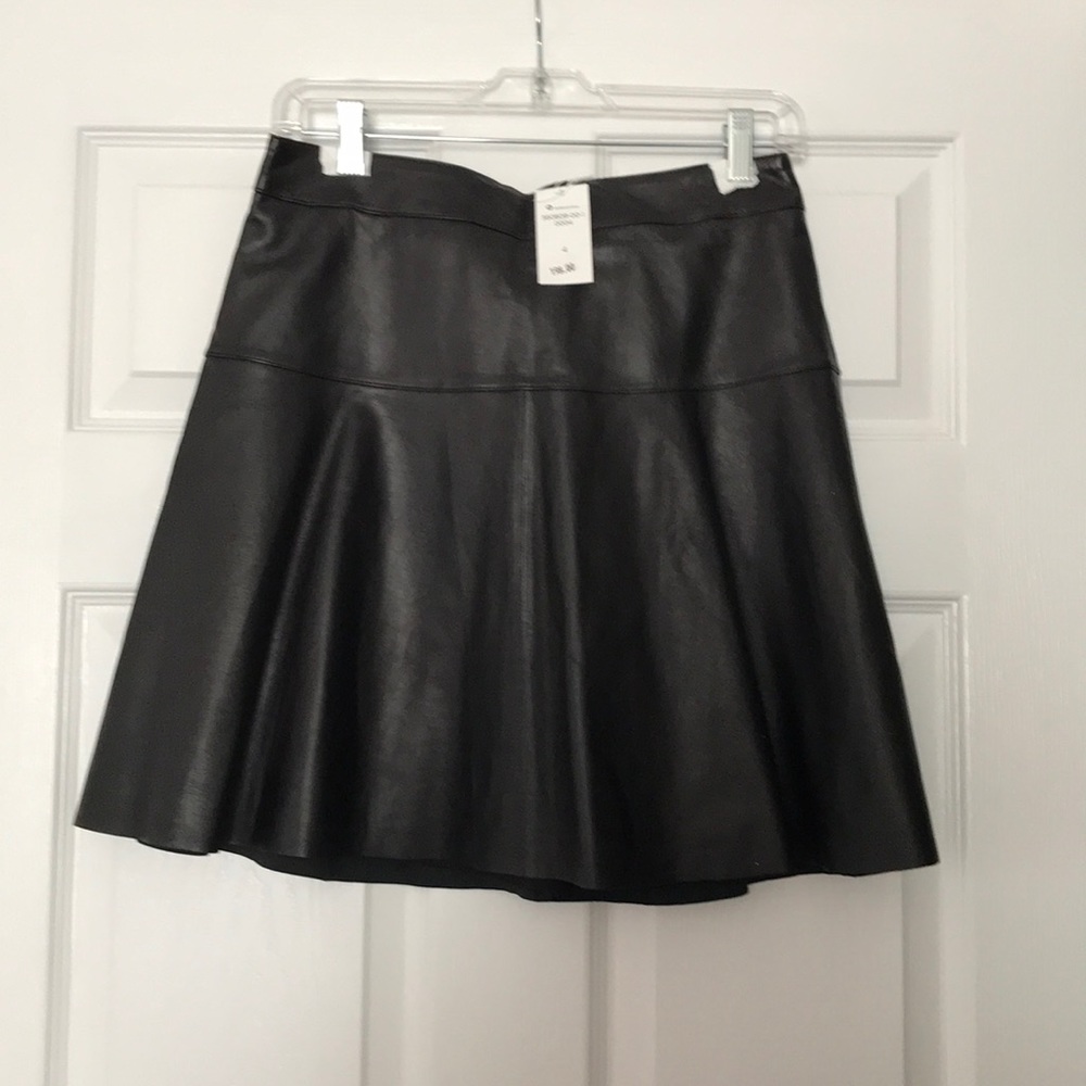Banana Republic Leather Miniskirt